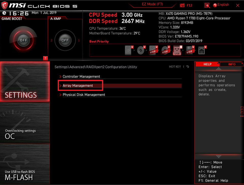 Amd raid 2025 array configuration