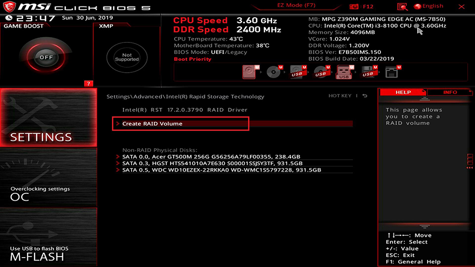 intel chipset sata raid controller driver windows 10