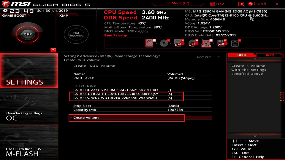 MSI Pro Cast#16 –Easy M.2 SSD RAID 0 Configuration Setup, Gaming  Motherboard