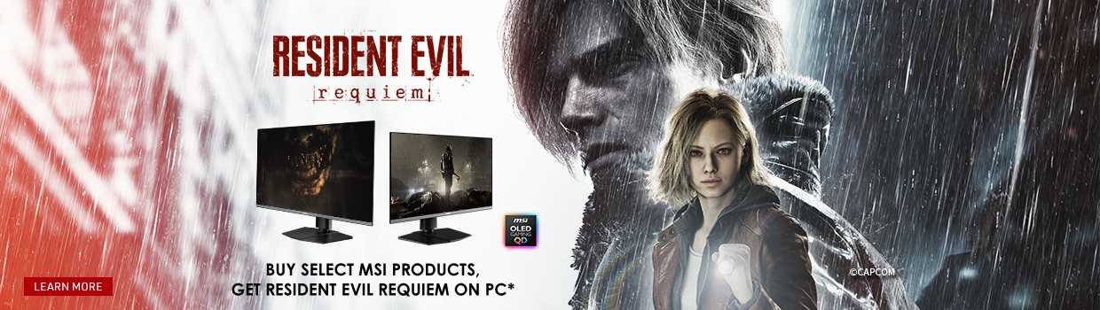 Centrecom — Resident Evil Requiem game bundle promotion with MSI.