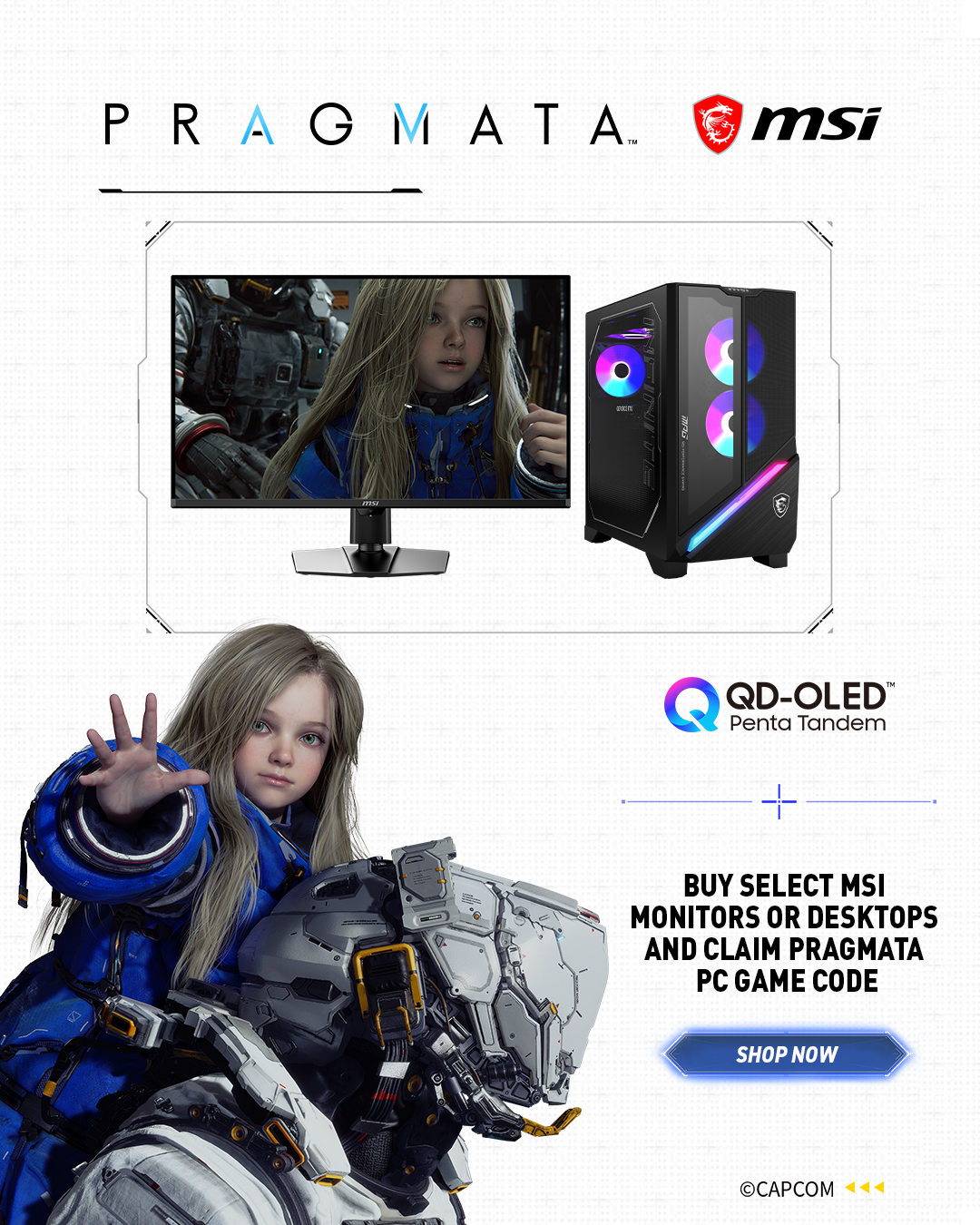 MSI Gaming Setup x PRAGMATA