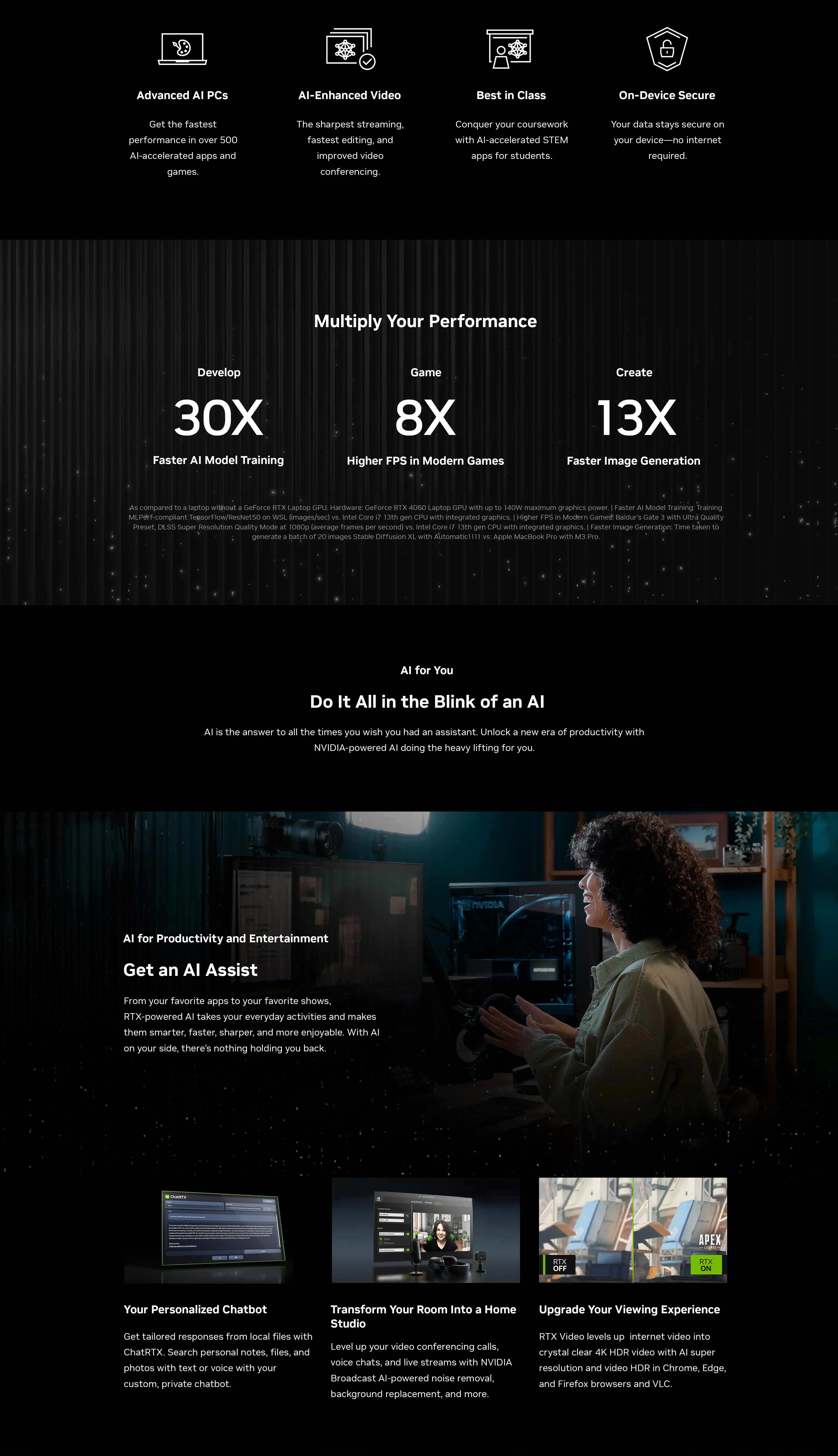 2024 NV RTX40 AI Gaming laptops