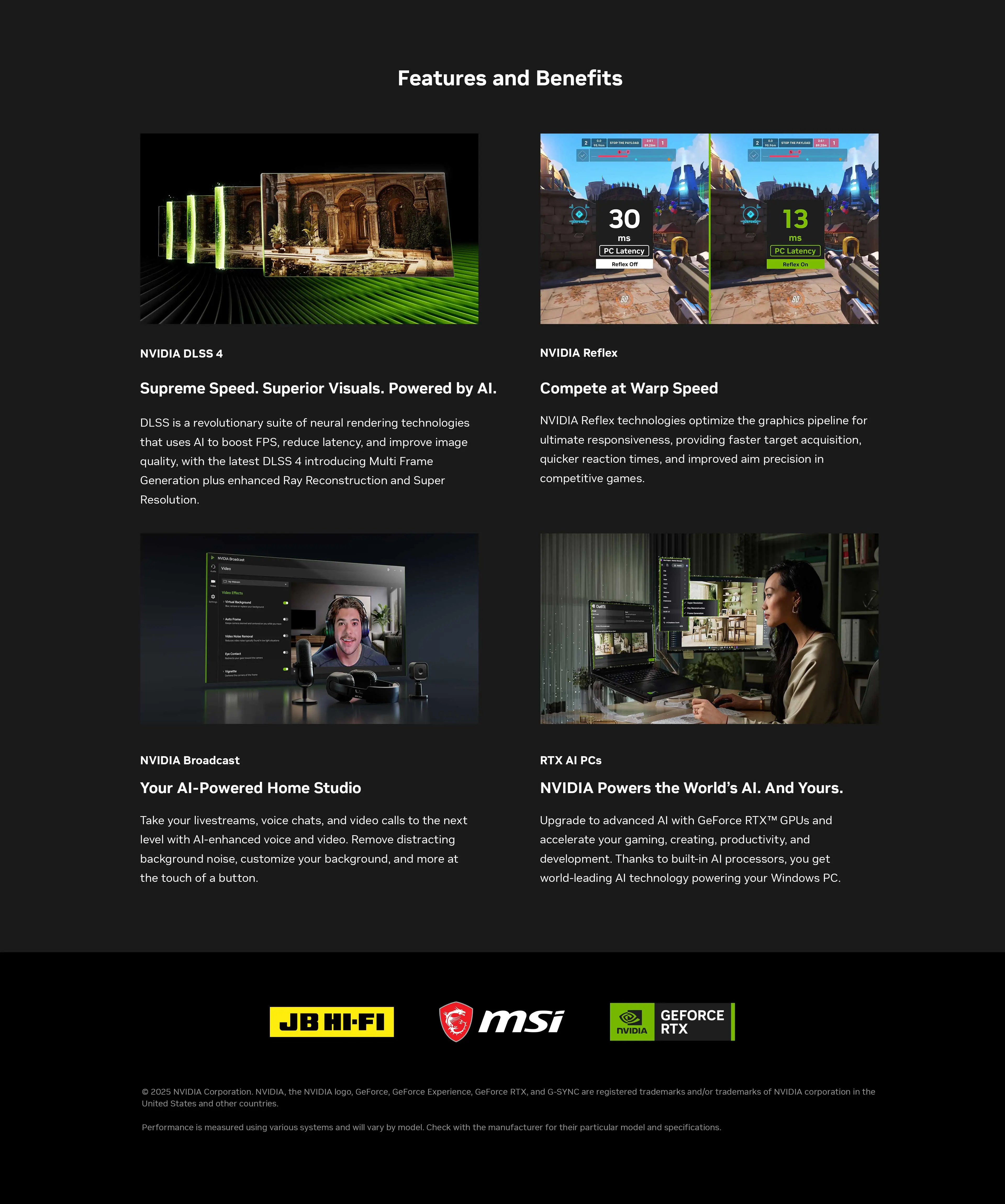 2025 NV RTX50 Gaming laptops