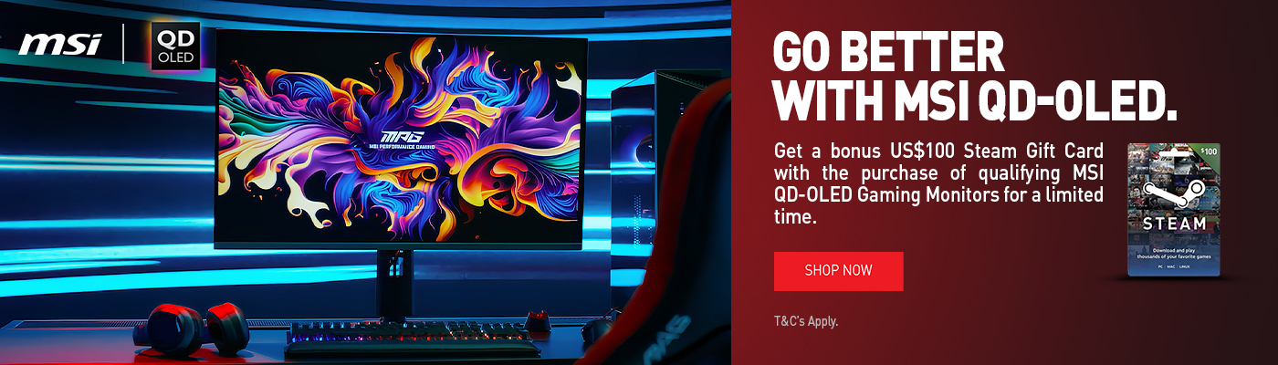 Go Borderless：MSI QD-OLED Monitors Take You Beyond the Limits