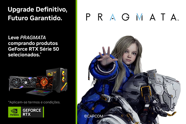 Promoção do Jogo Pragmata com GeForce RTX Série 50