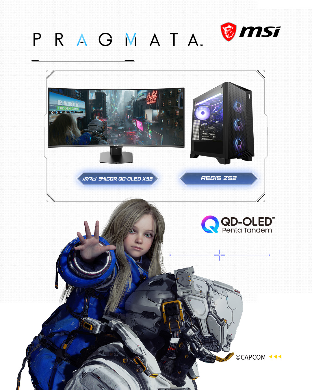 MSI Gaming Setup x PRAGMATA