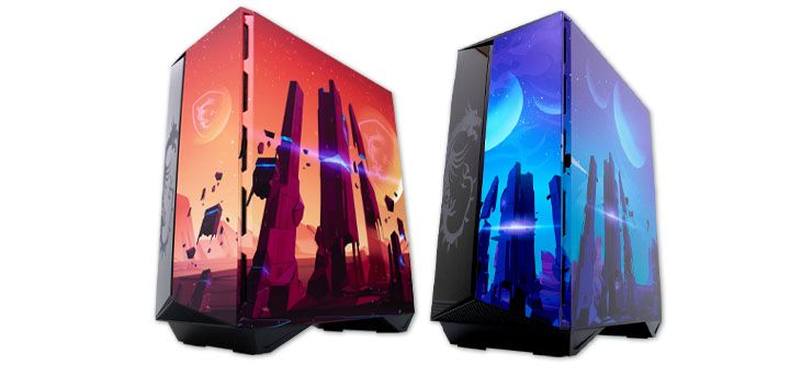 Custom MPG Gungir 110r Cases + GPU Backplate