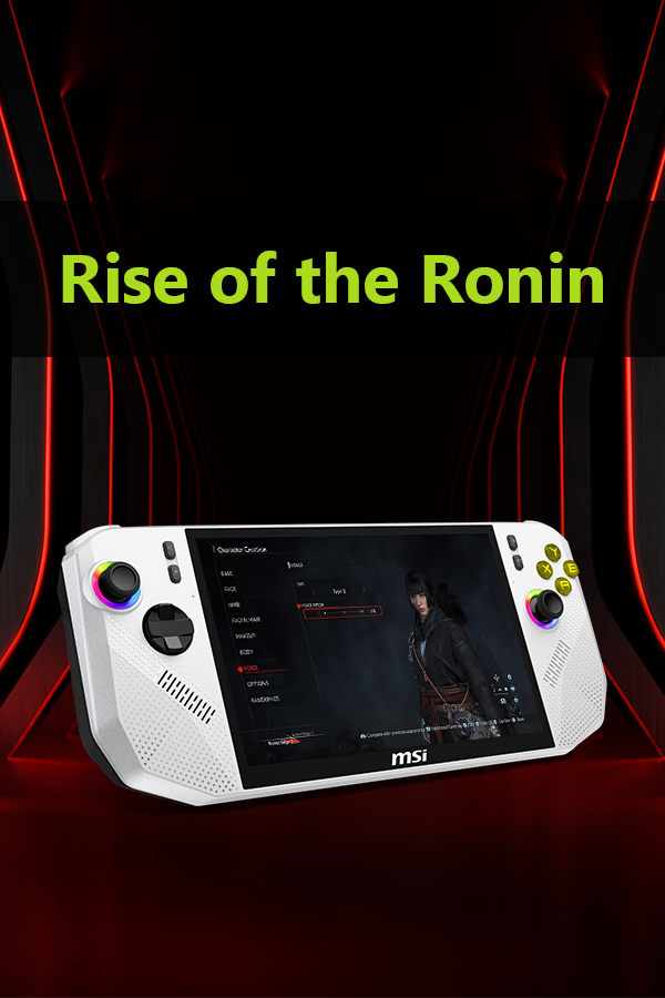 Rise of the Ronin on MSI Claw A8: Official Settings Explained