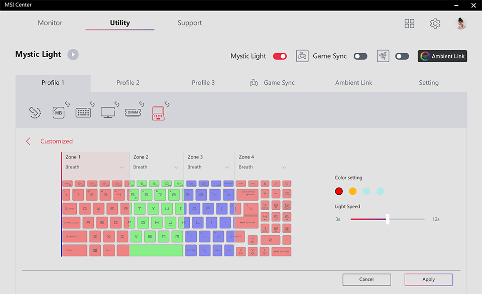 SteelSeries GG Keyboard