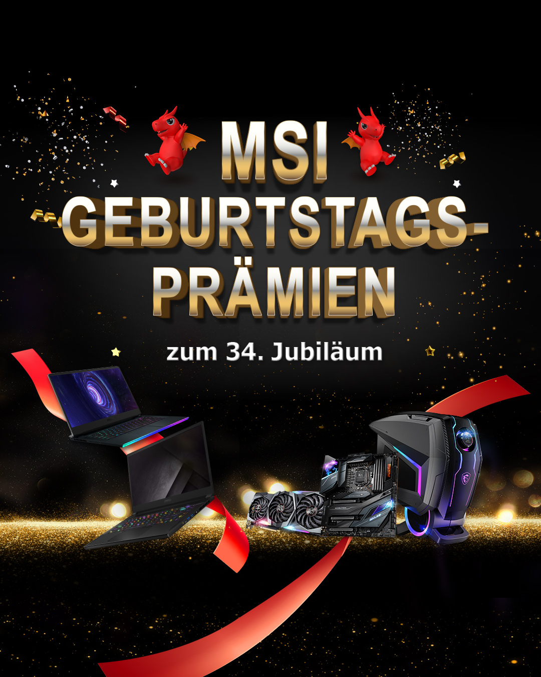 MSI Brand of the Month- 34th anniversary celebration banner