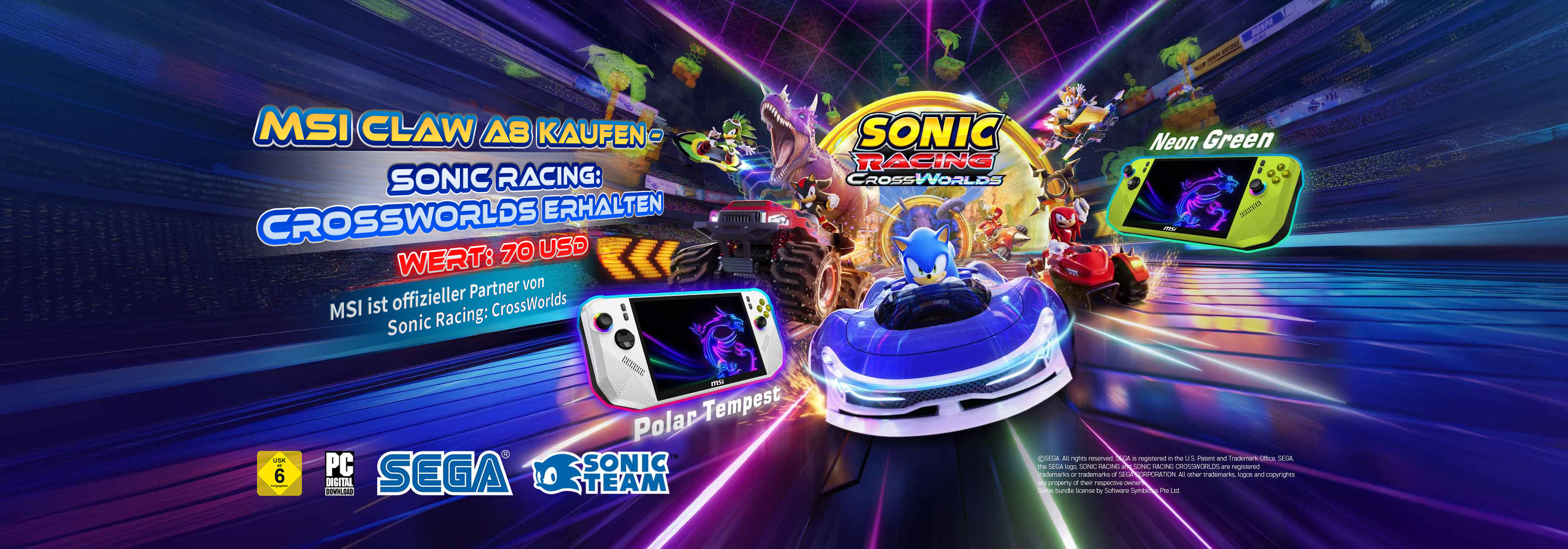 Sonic Racing: CrossWorlds PC game