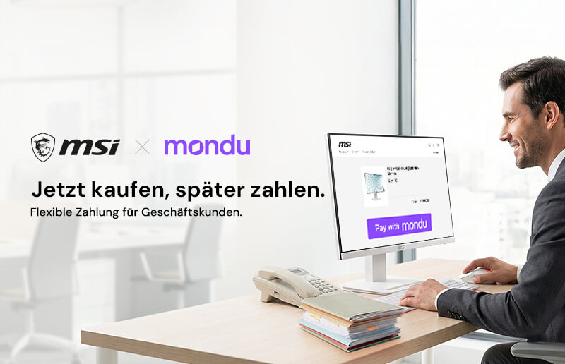 MSI und Mondu kooperieren, um die B2B-Beschaffung mit flexiblen „Buy Now, Pay Later“-Lösungen zu transformieren