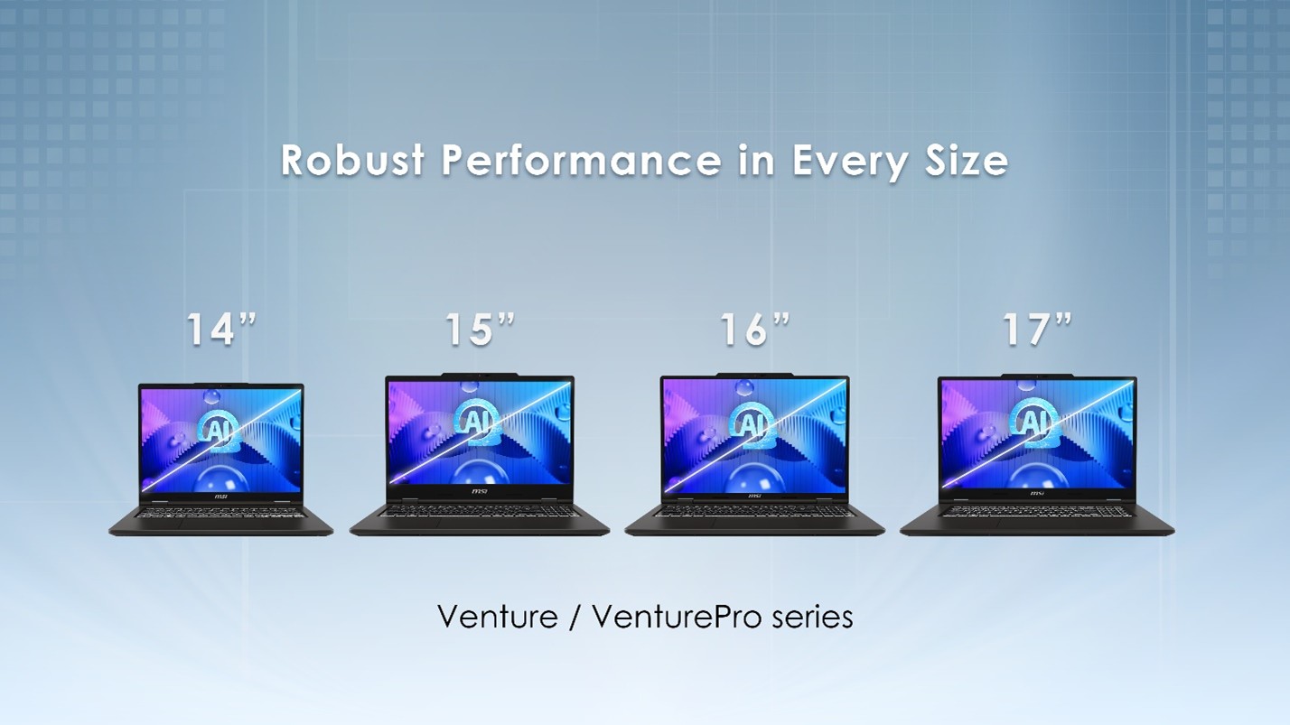 Venture Series Performance in every size
