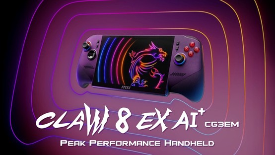 MSI anuncia la llegada de la nueva Claw 8 EX AI+ a España el 23 de junio