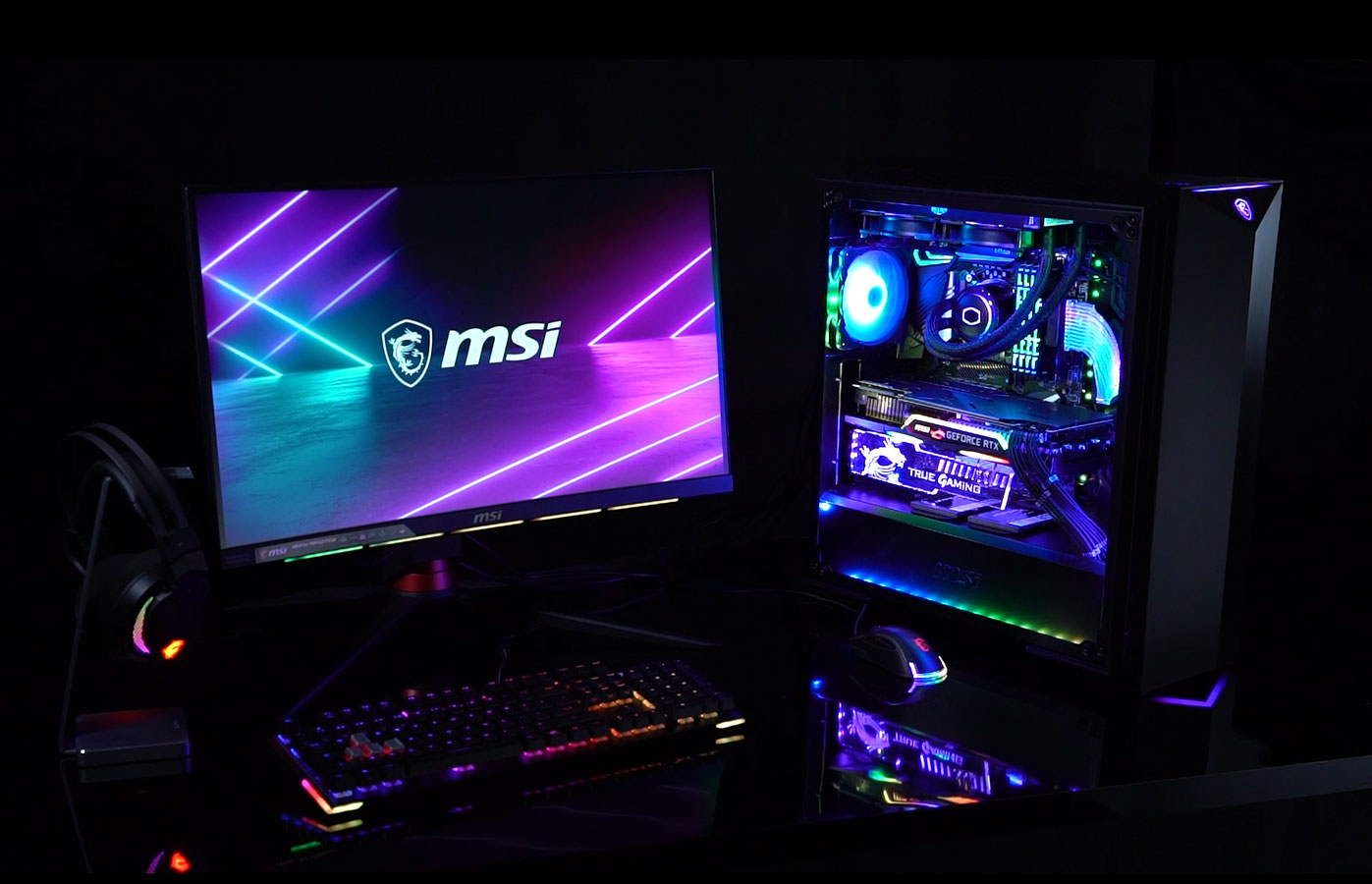 Mystic Light Rgb Gaming Pc Recommended Rgb Pc Parts Peripherals Msi
