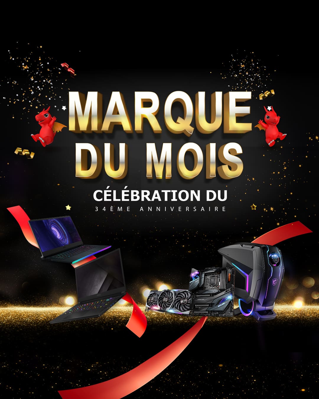 MSI Brand of the Month- 34th anniversary celebration banner