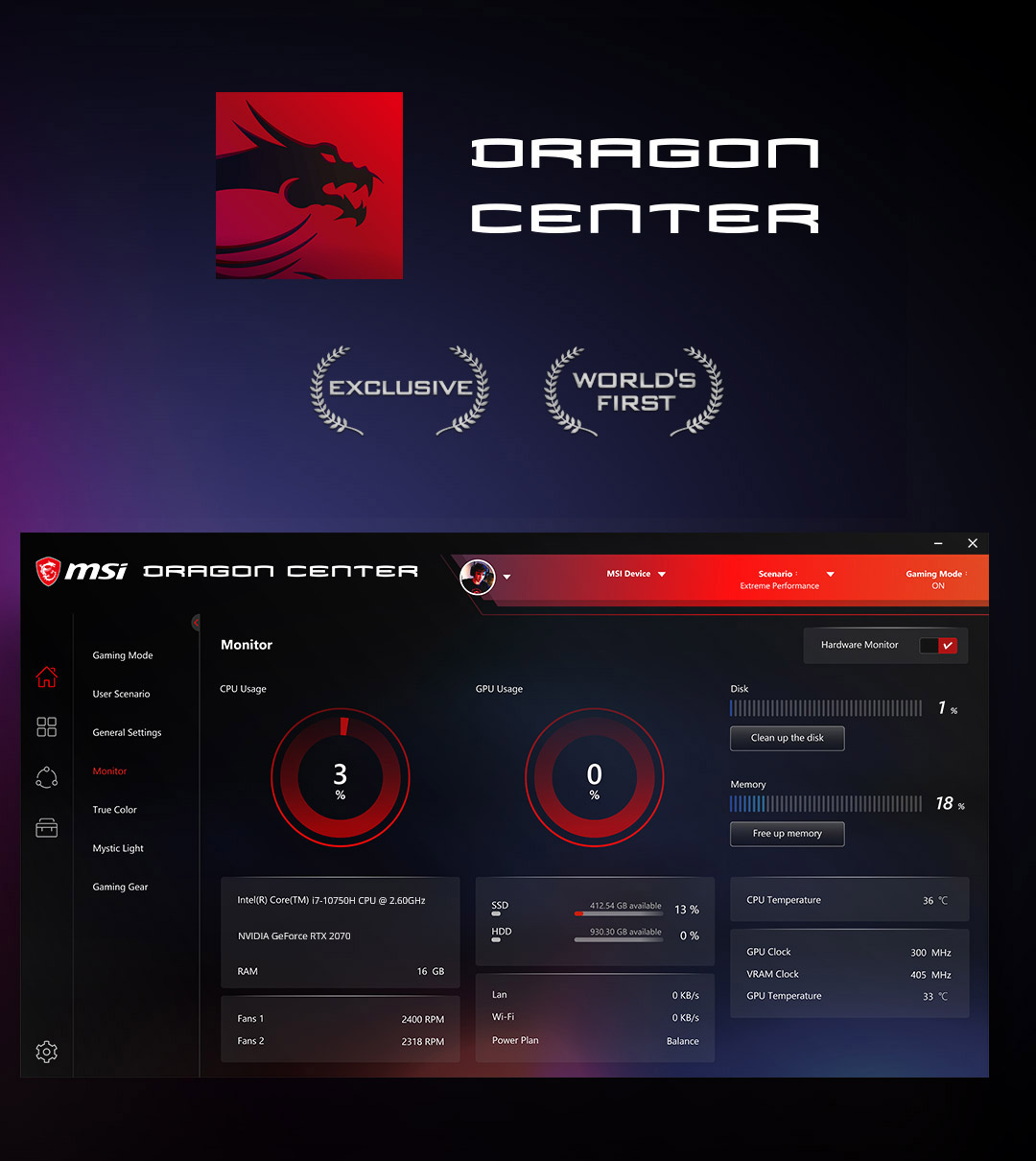 dragon center msi gl63 8rc