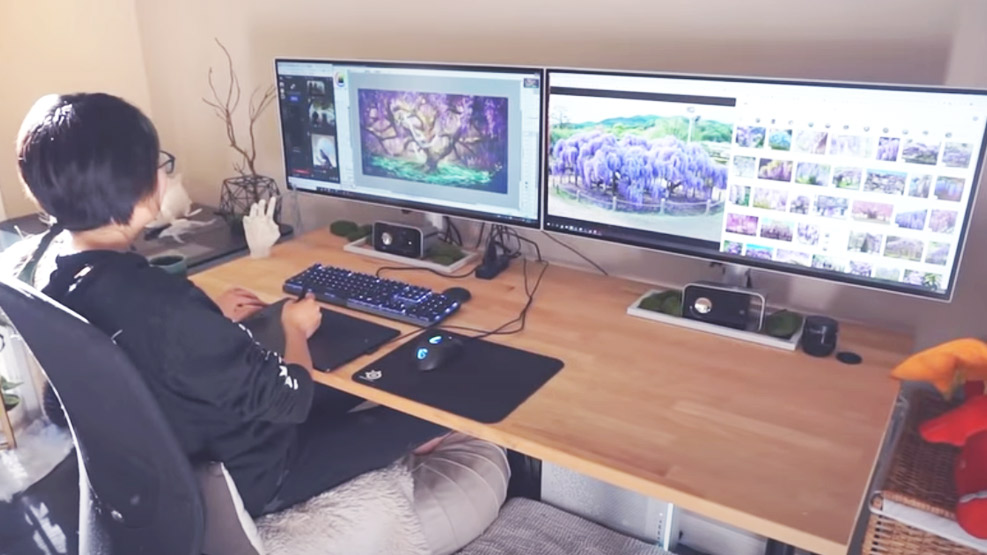 My Little Office Tour - With Huskies!)