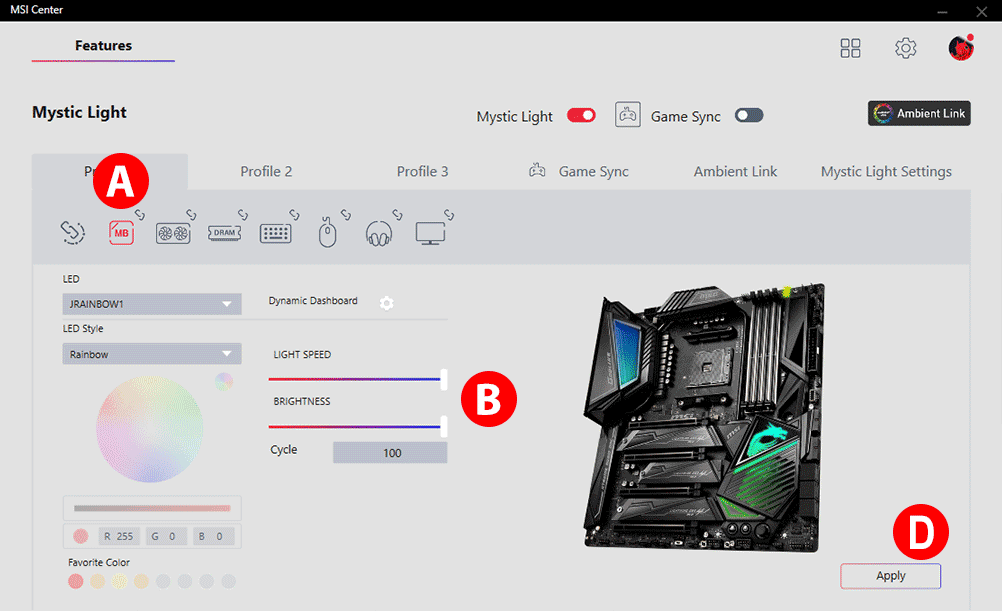 Mystic Light - Recommended RGB PC Parts & Peripherals | MSI
