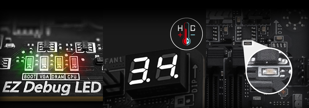 MSI X870E MAX EVO SERIES FEATURE EZ DIY EZ DEBUG