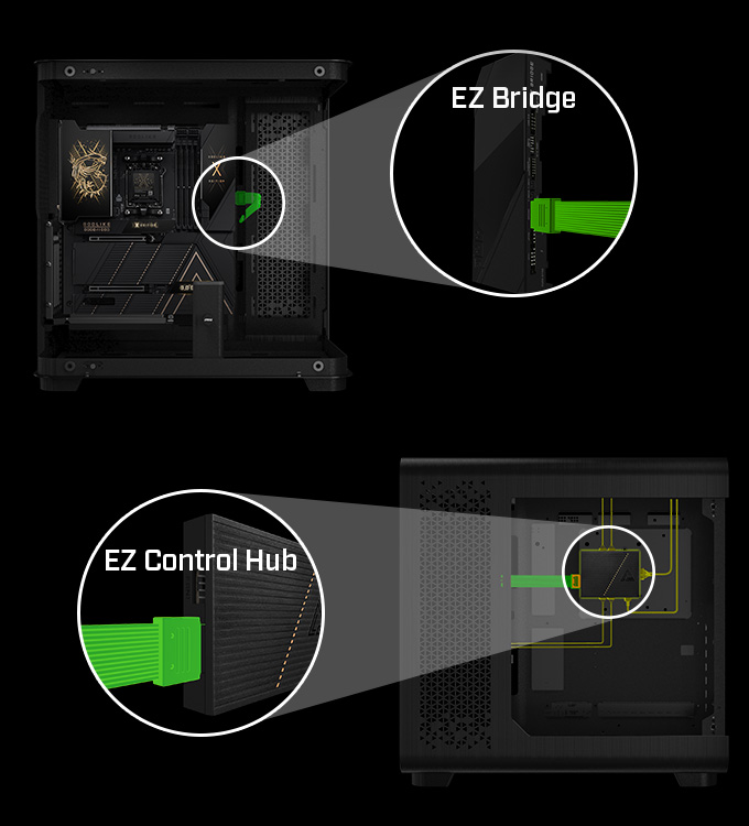 MSI X870E MAX EVO SERIES FEATURE EZ DIY EZ LINK