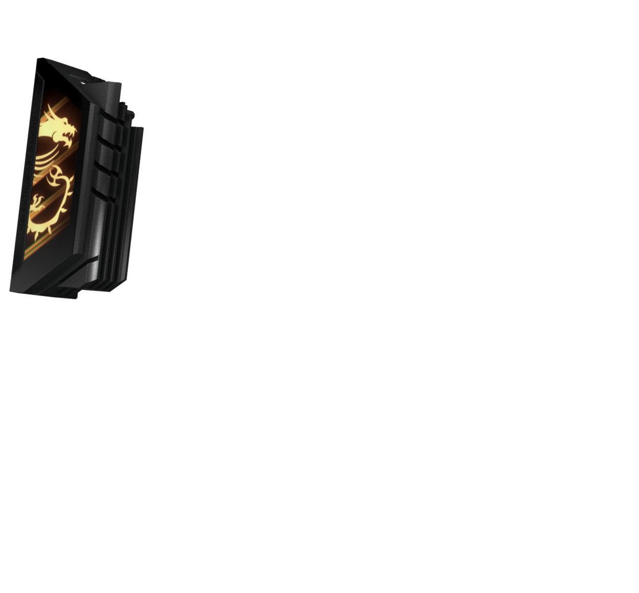 MSI X870E MAX EVO SERIES FEATURE FROZR DESIGN ALUMINUM COVER WITH EXTENDED HEATSINK