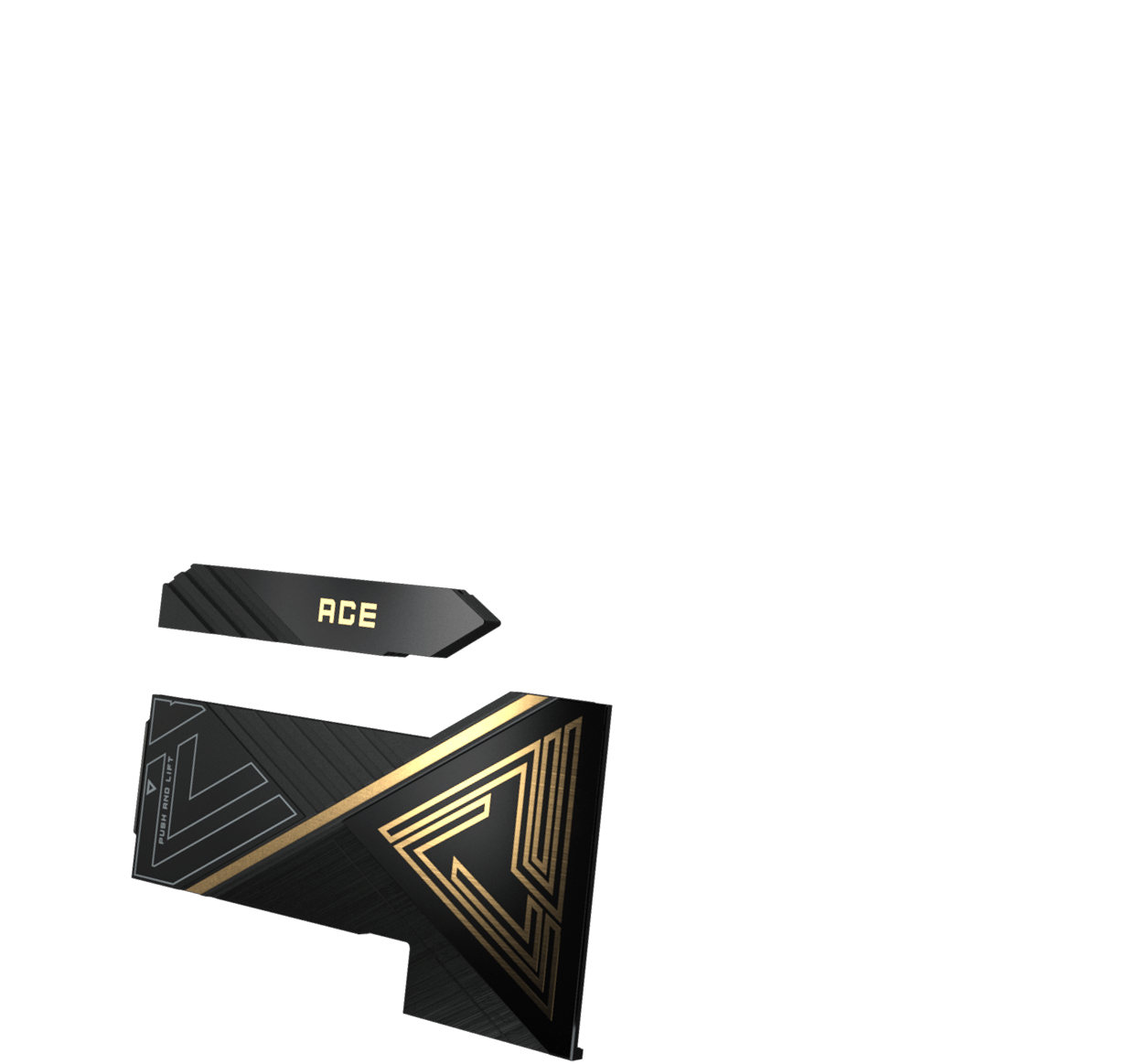 MSI X870E MAX EVO SERIES FEATURE FROZR DESIGN DOUBLE-SIDED M.2 SHIELD FROZR