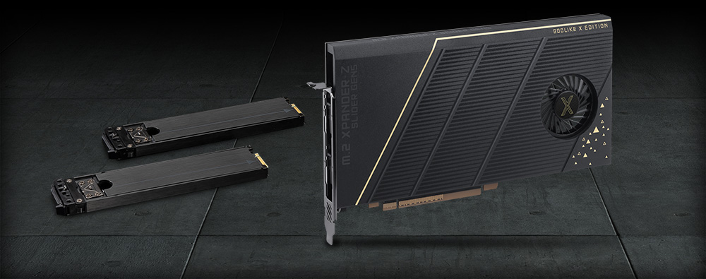 MSI X870E MAX EVO SERIES FEATURE TRILINK M.2 XPANDER-Z SLIDER GEN5