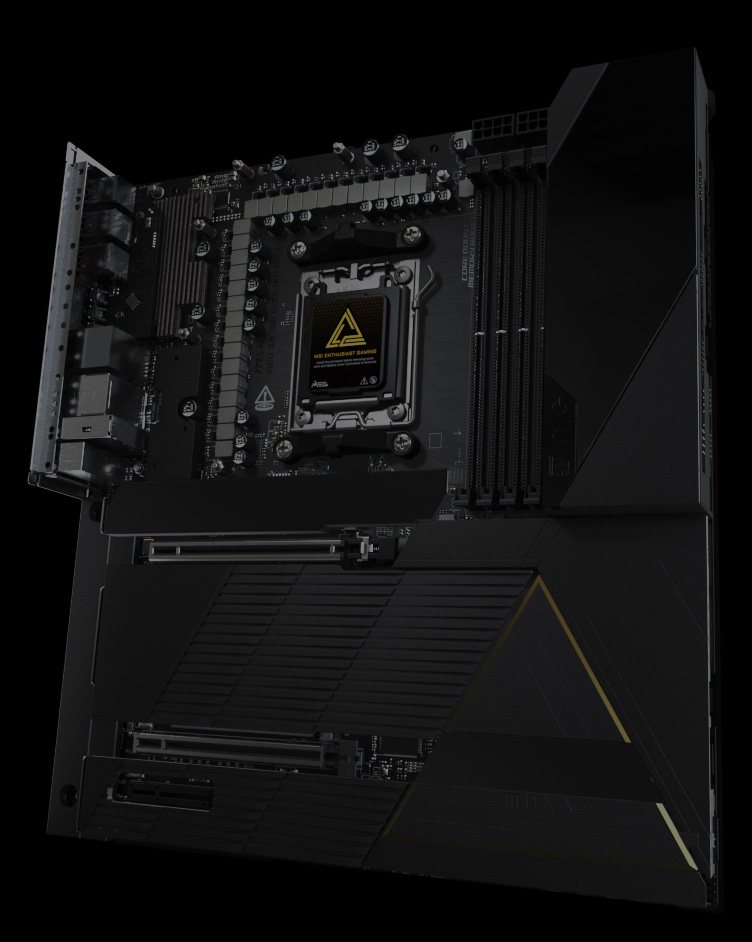 MSI X870E MAX EVO SERIES FEATURE ULTRA ENGINE BOARD