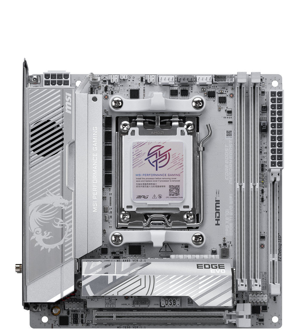 MSI MPG X870I EDGE TI EVO WIFI PHOTO 2D