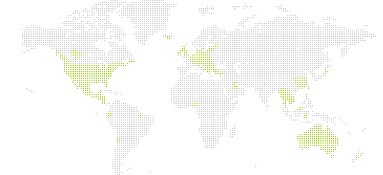 Global map showing MSI presence