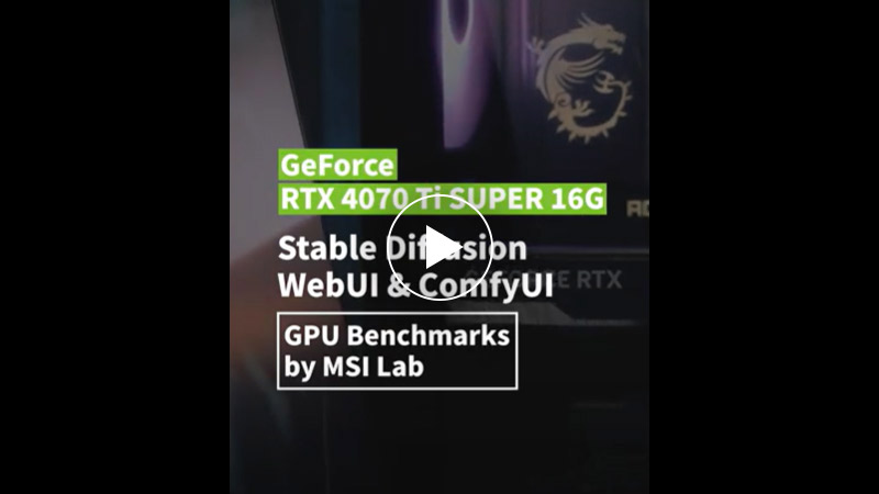Best GPU for Stable Diffusion and AnimateDiff - GeForce RTX 4070 Ti SUPER 16G Benchmarks