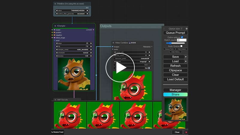 Having Some Fun with AnimateDiff: Dr. Lucky Using LoRA and ControlNet