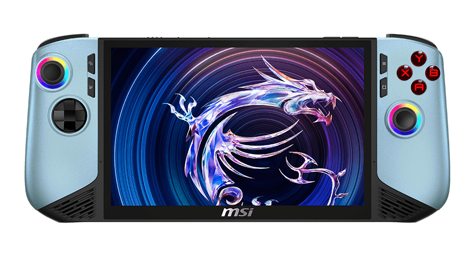 MSI Handheld Claw 8 AI+ Glacier Blue Edition A2VM