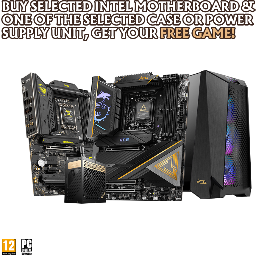 MSI - Motherboards, cases, power supplies, and more