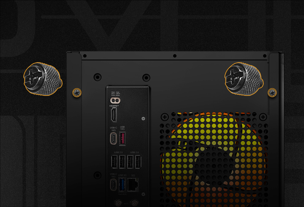 HIGH UPGRADEABILITY - Thumb Screws