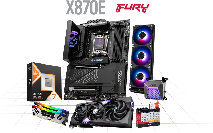 MSI デスクトップ ゲーミングPC パーツ一式 Build for Glory - MSI PCパーツで組み上げる高性能ゲーミングPC