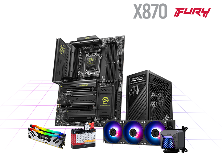MSI デスクトップ ゲーミングPC パーツ一式 Build for Glory - MSI PCパーツで組み上げる高性能ゲーミングPC