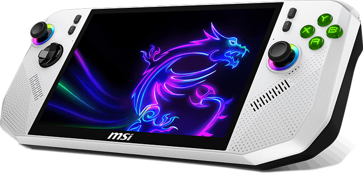 MSI Claw A8 Gaming Handheld Console - Portable gaming device with Windows 11