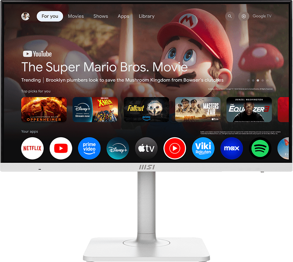 MSI Modern MD272UPSW 27-inch 4K USB-C Monitor - Gaming and productivity display