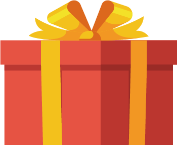 Decorative Christmas gift box decoration for MSI holiday promotion