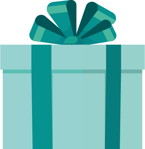 Decorative Christmas gift box decoration for MSI holiday promotion