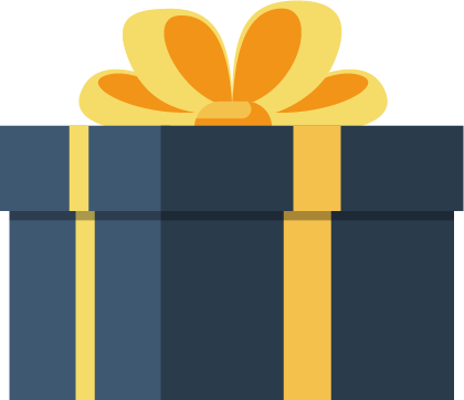 Decorative Christmas gift box decoration for MSI holiday promotion