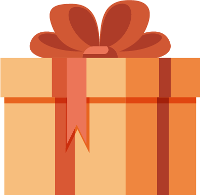 Decorative Christmas gift box decoration for MSI holiday promotion