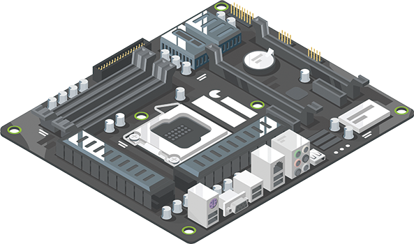 MSI motherboard product featured in Christmas gift box promotion