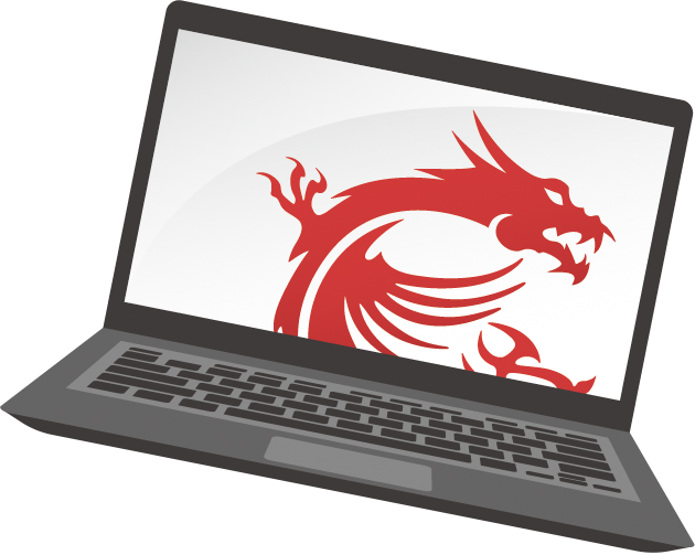 MSI Modern Series Notebook laptop prize in Christmas gift box