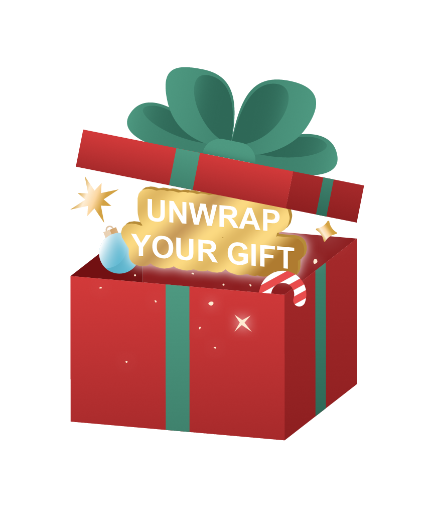 Interactive Christmas gift box to open and win MSI prizes in holiday event