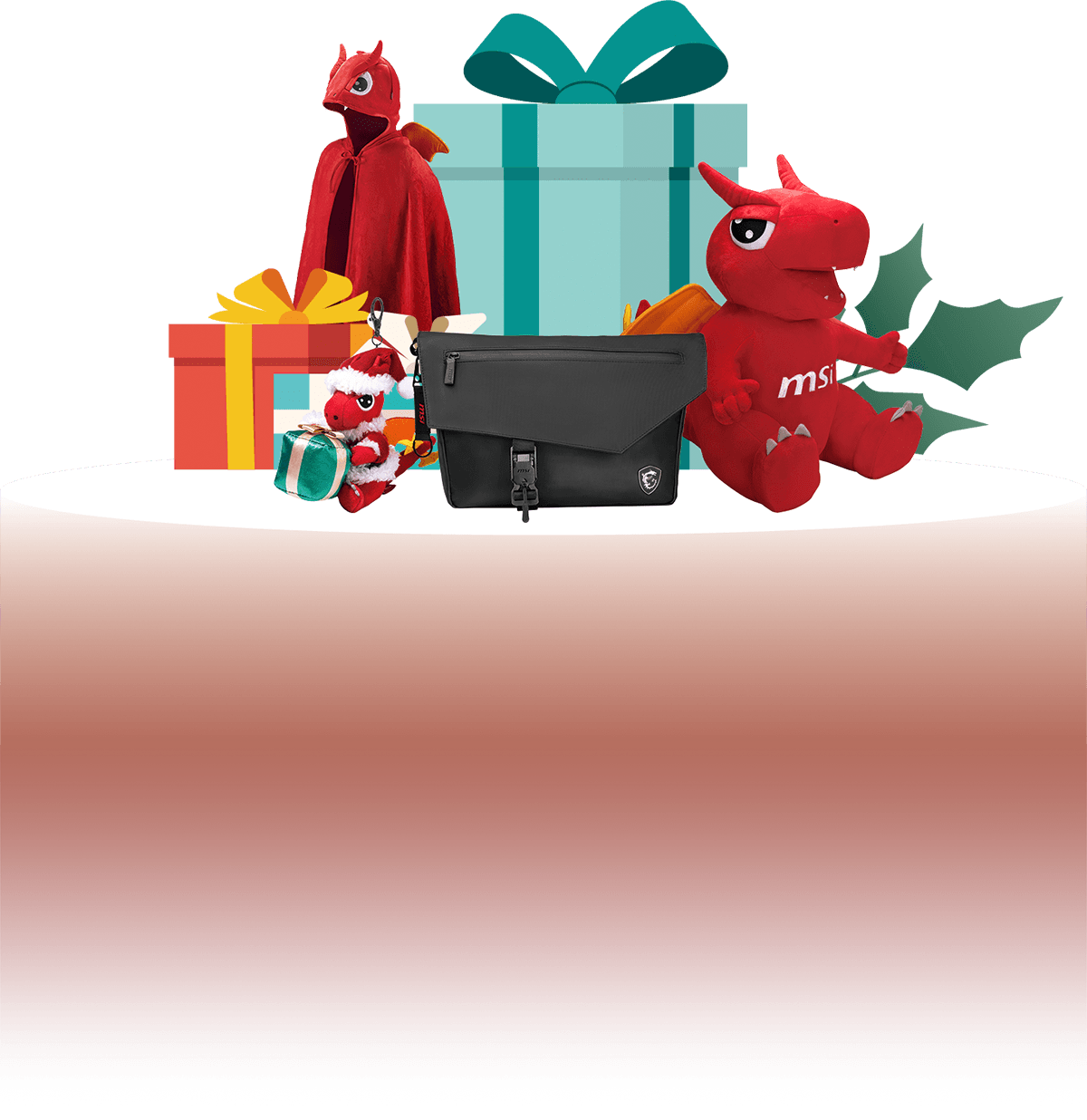 MSI Christmas gift pack worth $885 USD with GeForce RTX 5070 graphics card redeemable with 100 Reward Points