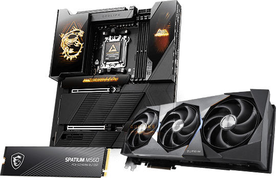 MSI motherboard + graphics cards