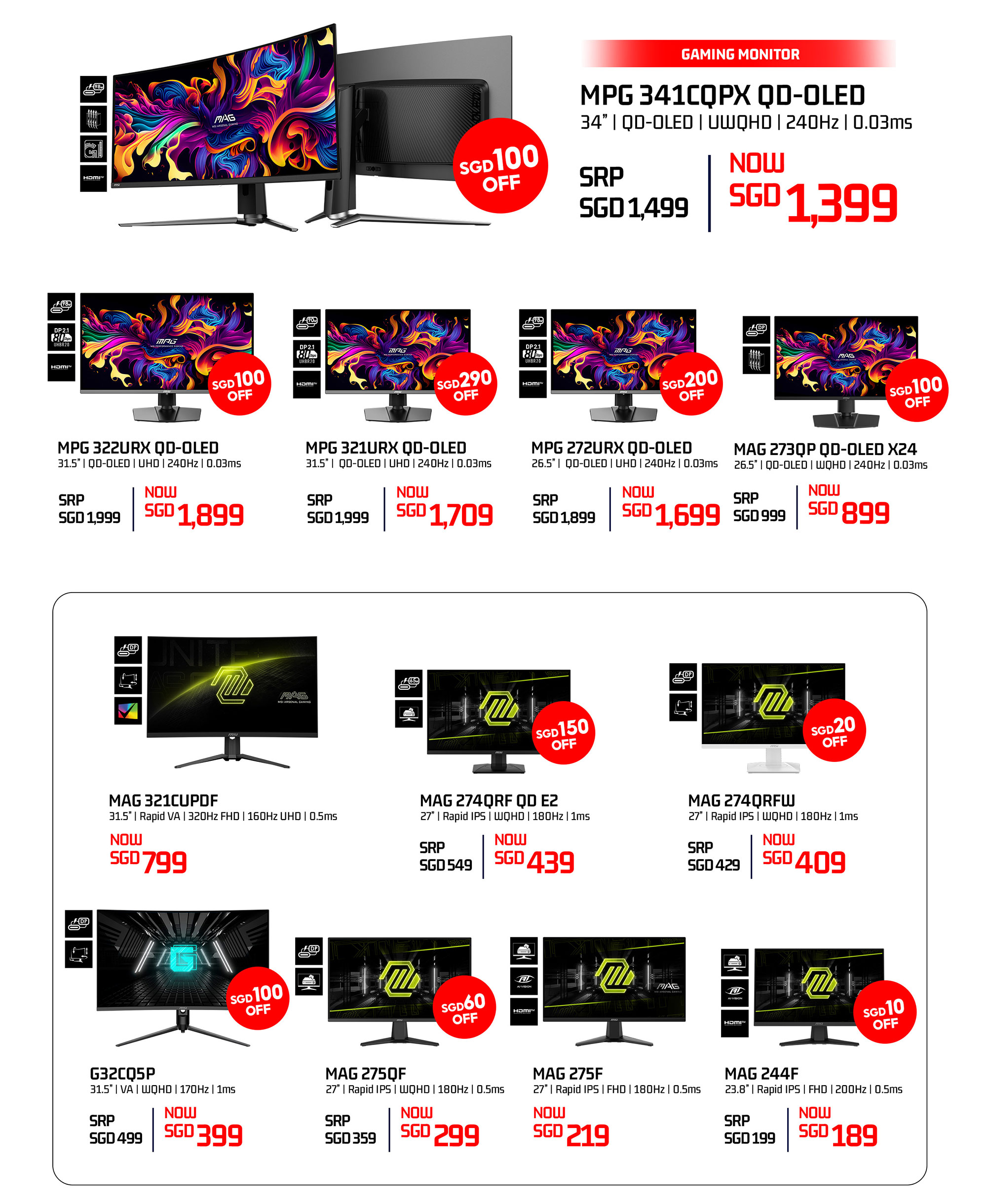 CEE Best Monitor Deal at Suntec